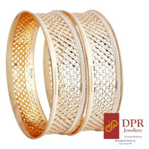 Comfort Mesh Rhodium CNC Bangles with Intricate CNC Work Inspired by Modern Architecture and Nature