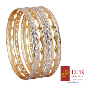 Luxurious Tiara Fantasy Glaze Gold Bangles featuring intricate design elements and a captivating glaze gold finish, adding a touch of royalty and elegance to any look.