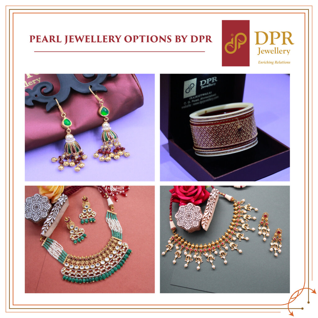 Traditional Indian Gold Jewellery with Pearls